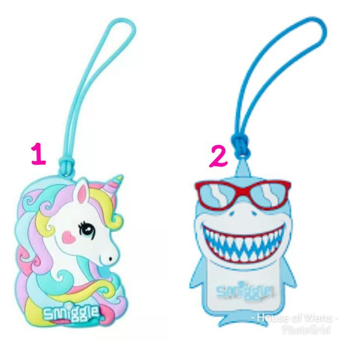 SMIGGLE JET SET BAG TAG - GANTUNGAN TAS SMIGGLE - Unicorn