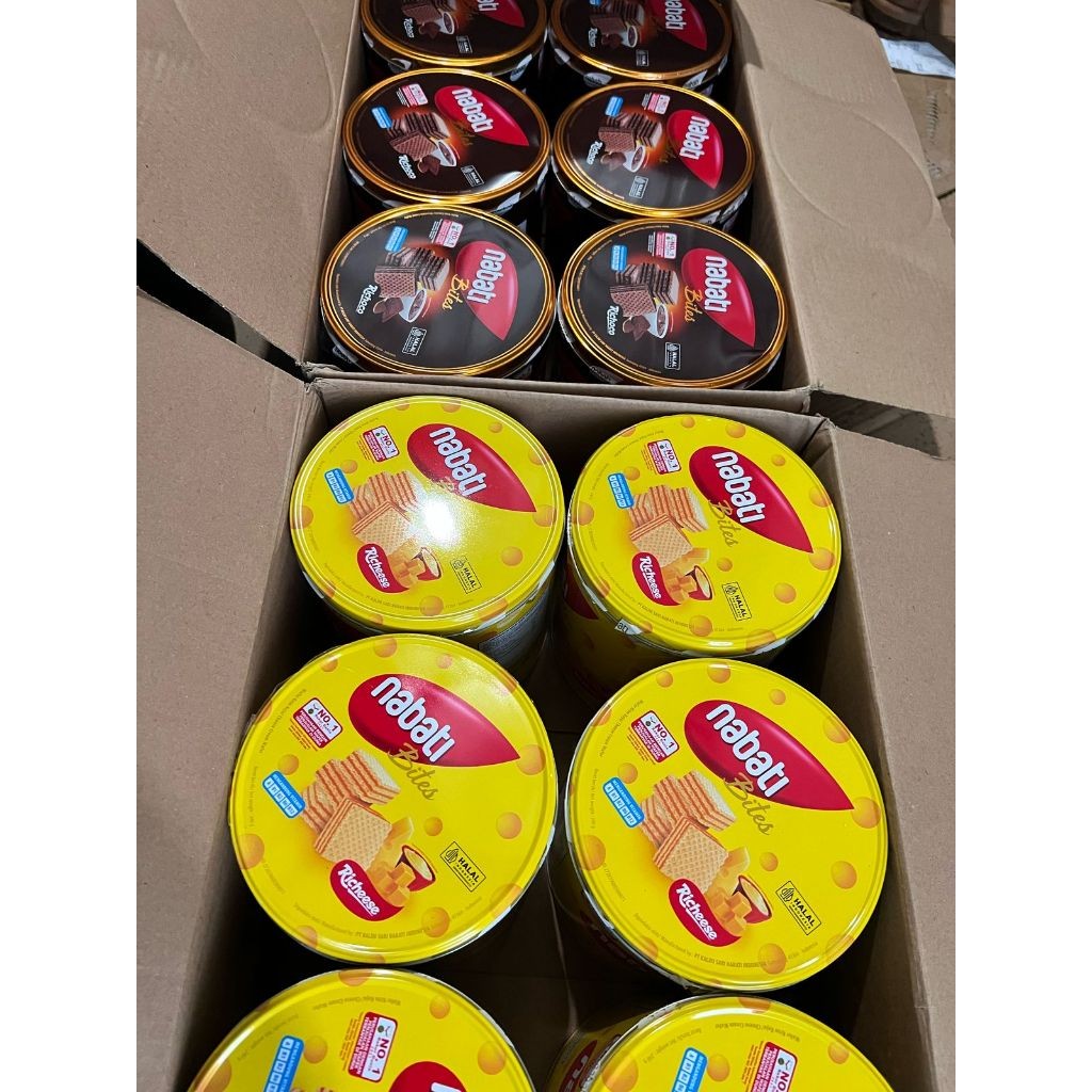 

Promo Kue Dan Snack Lebaran Nabati Wafer Bites 240Gr Dus-Karton Isi 6Pcs / Jajanan Mudik Kue Kering