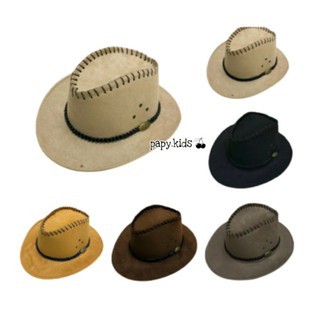 Topi koboy besi / topi cowboy / topi koboy topi pria topi fedora