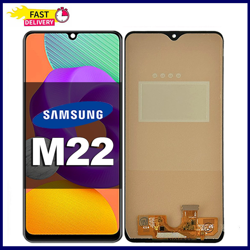 LCD Samsung M22 fullset lcd kualitas ori