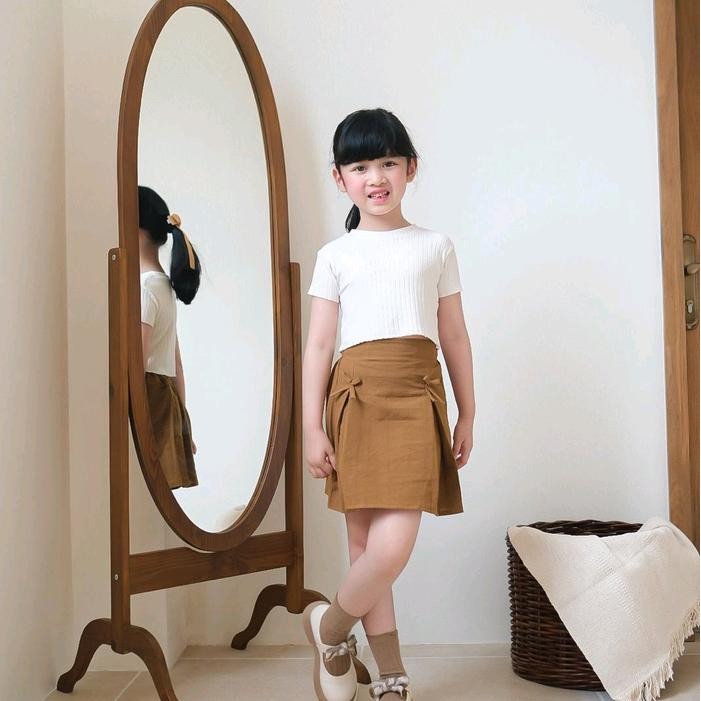 LEYYA SKIRT Rok anak perempuan usia 1-4Tahun - Black, S 1-2Tahun