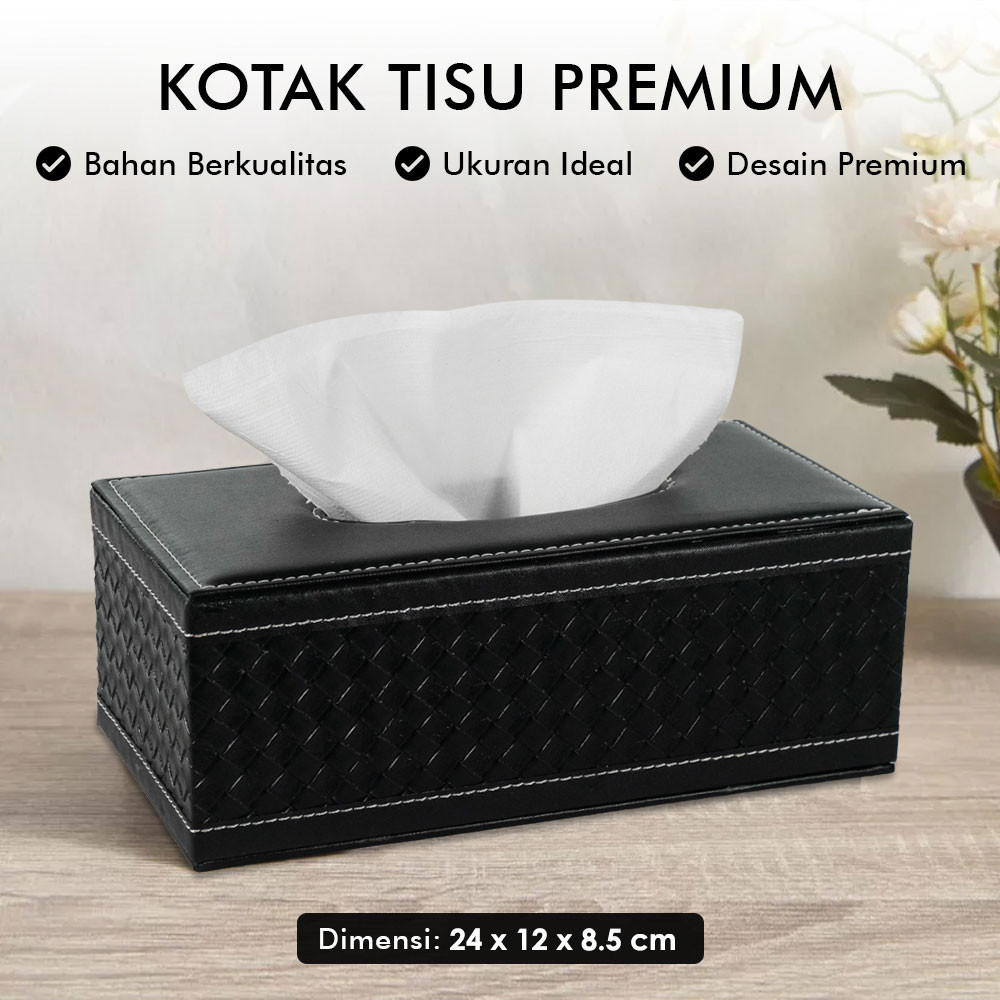 

ORI YANZ Kotak Tisu Premium Kulit Sintetis Tissue Box - ZJ006