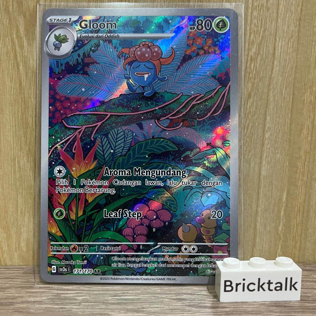 Gloom SV3S AR 171/170 Kartu Pokemon TCG