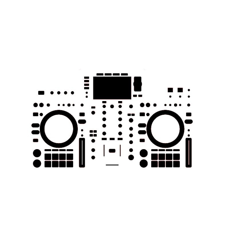 sticker transfarant pelindung dj musik xdj RR, RX1, RX2, RX3 , XZ CO