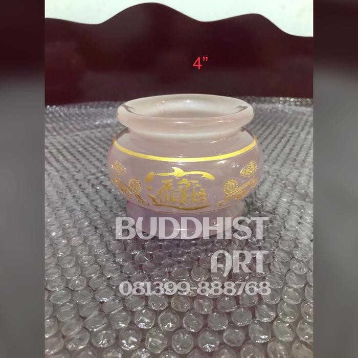 hiolo tempat dupa/ hiulo hio lo / tempat hio marmer 4 inch