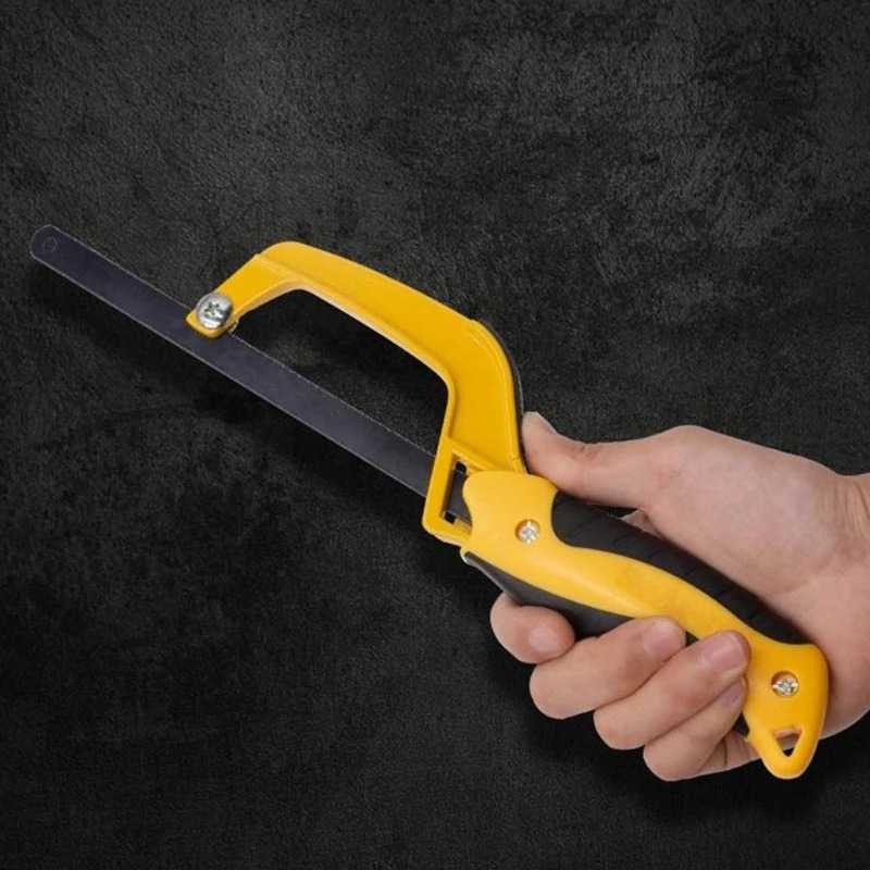 ‼️BISACOD‼️STRSTR UXELL Gagang Gergaji Besi Mini Hand Saw Frame Aluminium Alloy - X37E