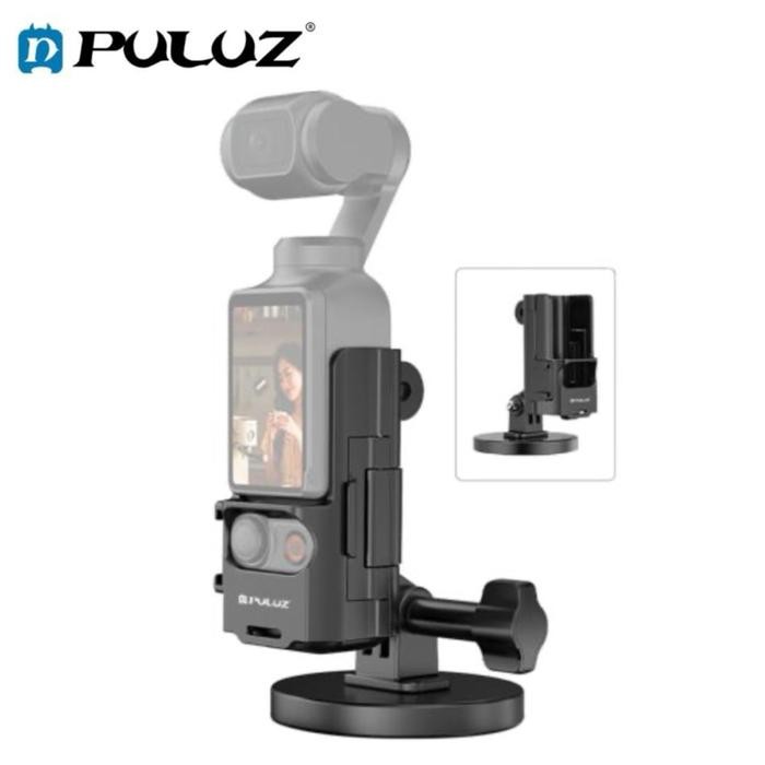 PULUZ PU724B Protective Frame Magnetic Desktop Mount Angle Adjustable Base Phone Holder Clamp Adapte