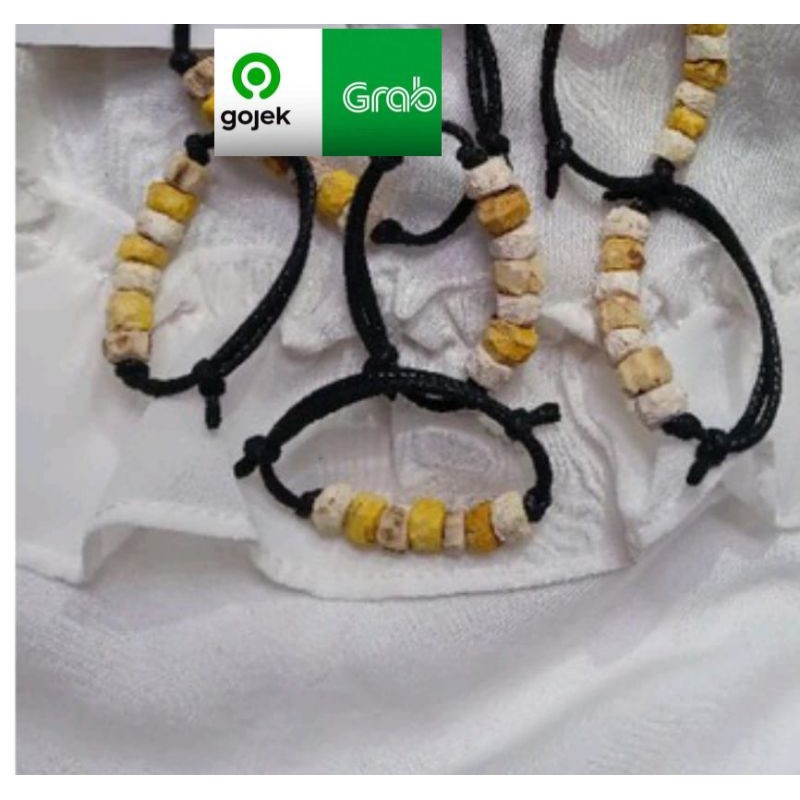 gelang tali delingo bangle 7 butir / gelang kariango / gelang tolak sawan/ gelang sambetan gelang ba