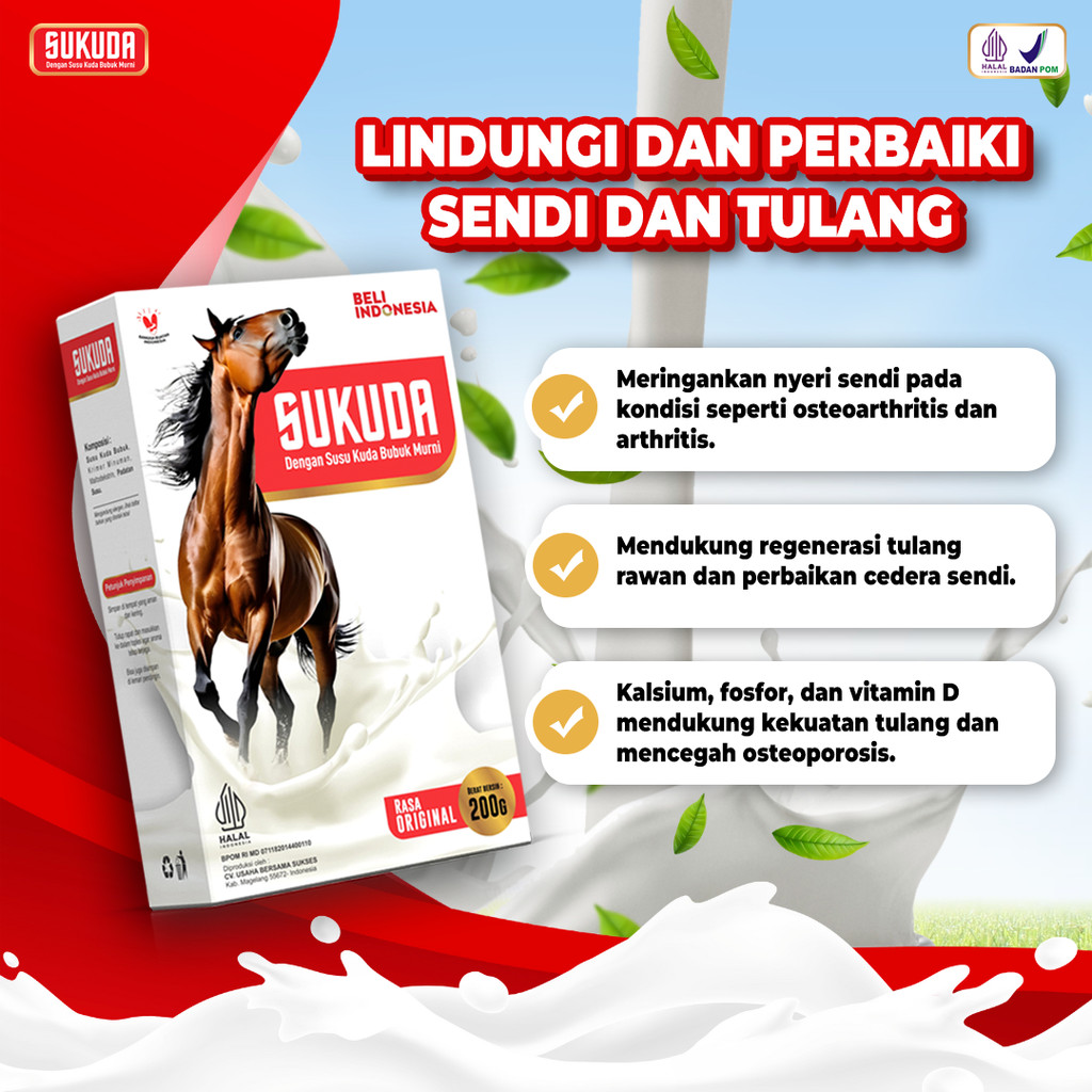 

Sukuda Susu Kuda Murni + Krimer Bubuk Yang Berkhasiat Tinggi Paket 2 Box
