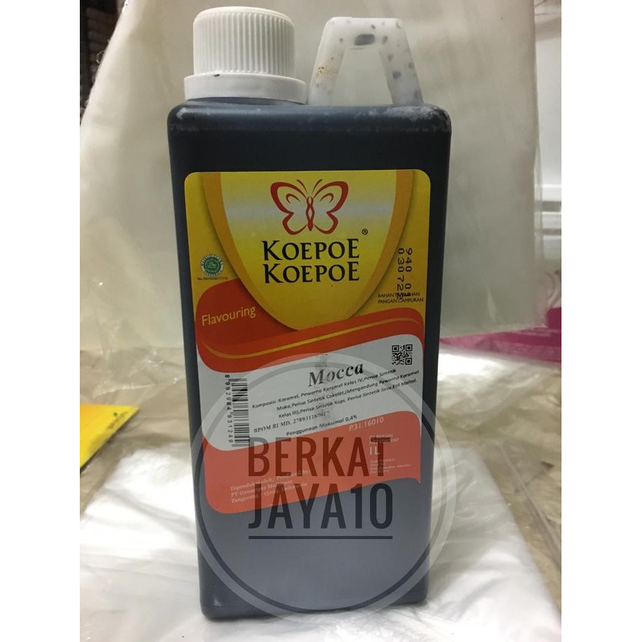 

Pasta Mocca Perisa Essence Koepoe koepoe 1 liter kupu kupu Moka