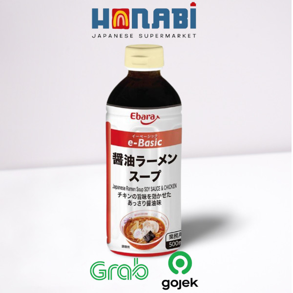 

Ebara Japanese Ramen Soup Soy Sauce & Chicken 500ml - Kuah Ramen Shoyu Made in Japan