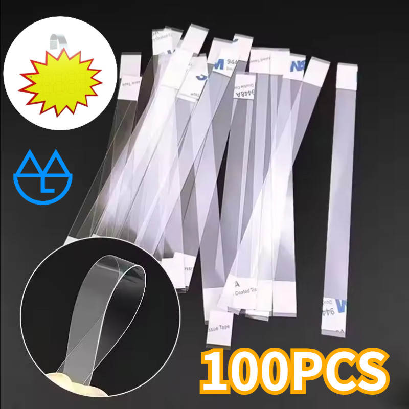 

Isi 100pcs Toko Label Harga Mika Display Kartu Promo Gantungan Promosi Label Harga Rak/Wobbler Promosi
