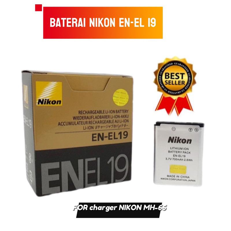 Baterai Nikon EN-EL 19 terlaris