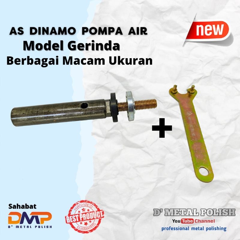 as sambung dinamo poles pompa air model gerinda