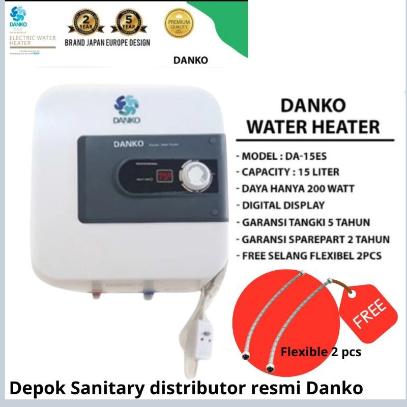 Pemanas Air Water Heater Danko 15 L 30 L/ Water Heater Listrik DankoCO