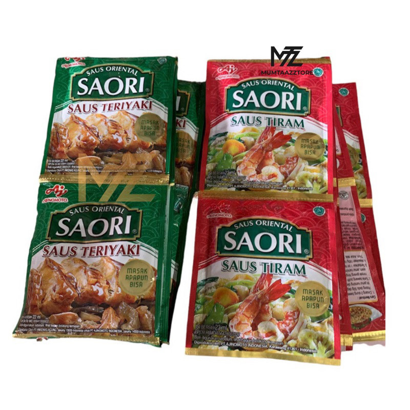 

️ ASK AJINOMOTO Saori Tiram Teriyaki 10 Sachet