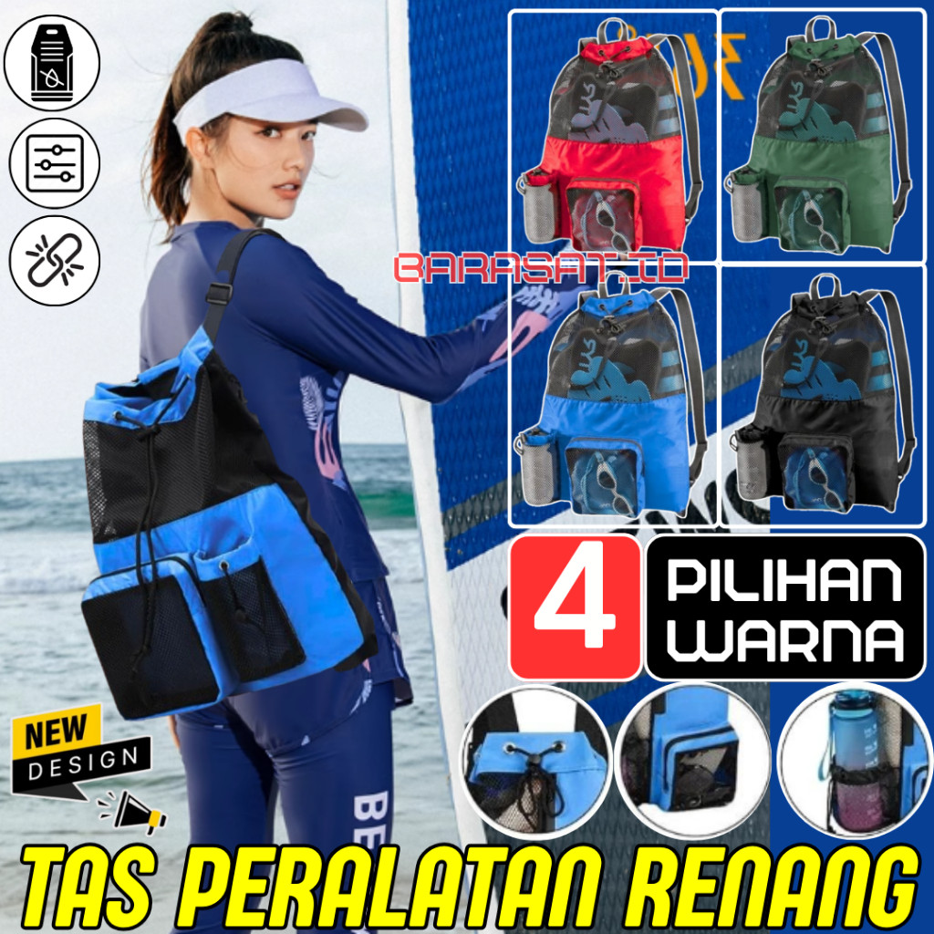 Tas Punggung Diving Kantong Peralatan Untuk membawa Alat Lengkap Olahraga Berenang Menyelam Pantai P