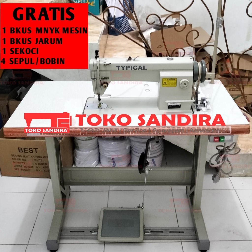 Mesin jahit TYPICAL timbul servo second/Mesin jahit TYPICAL bekas/mesin jahit /mesin jahit typical /