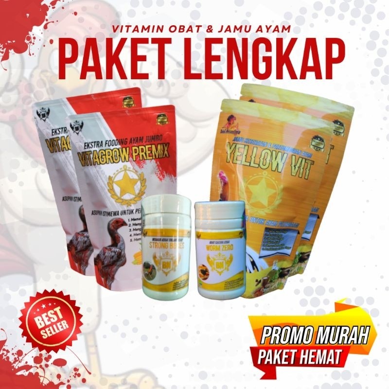 Dopping Ayam Jawara Beringas Paket Komplit Di Masa Pertumbuhan Calsium Obat Cacing Vitamin Jamu Paka