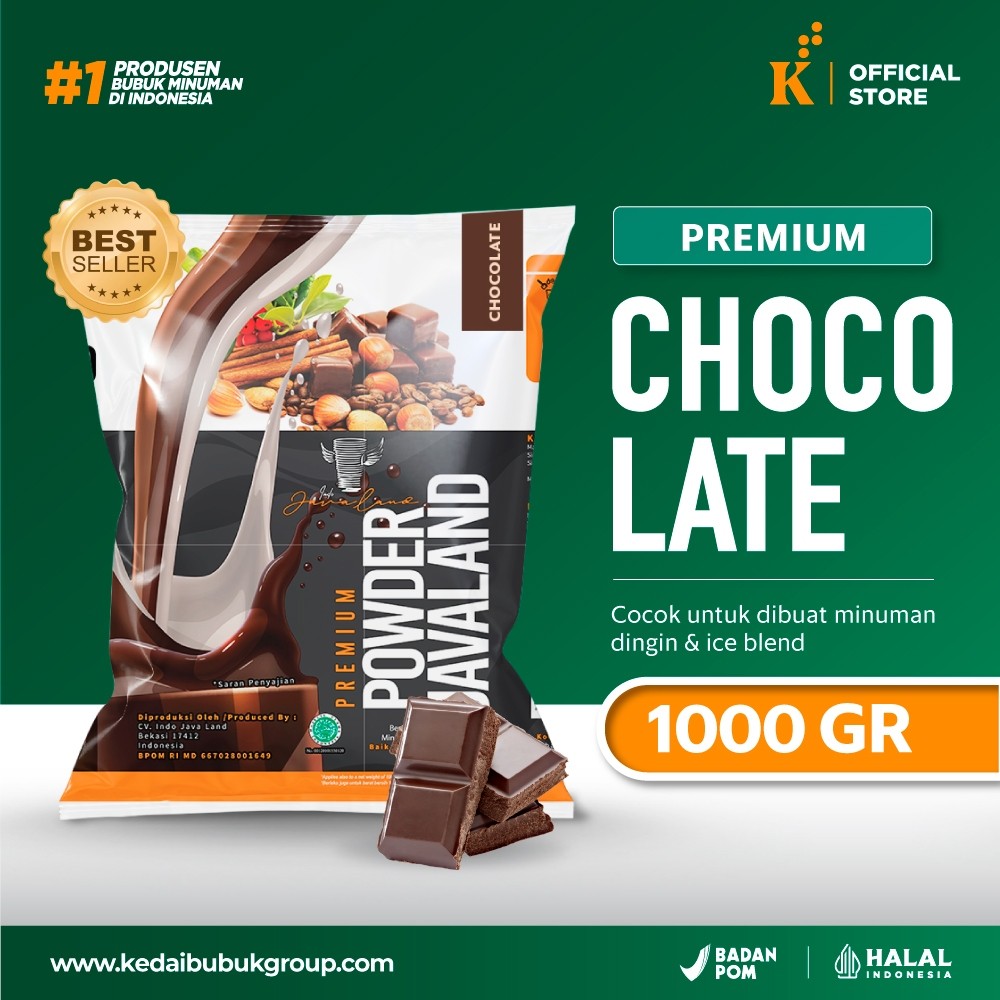 

Bubuk Minuman Premium Chocolate / Coklat Javaland Grande 1kg