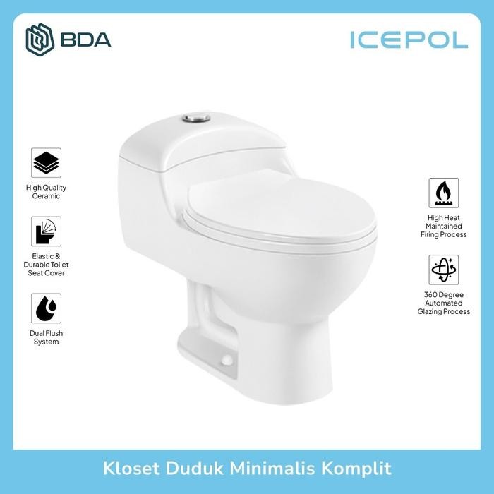 Icepol Closet Duduk Kloset Duduk Toilet Duduk IC 8025
