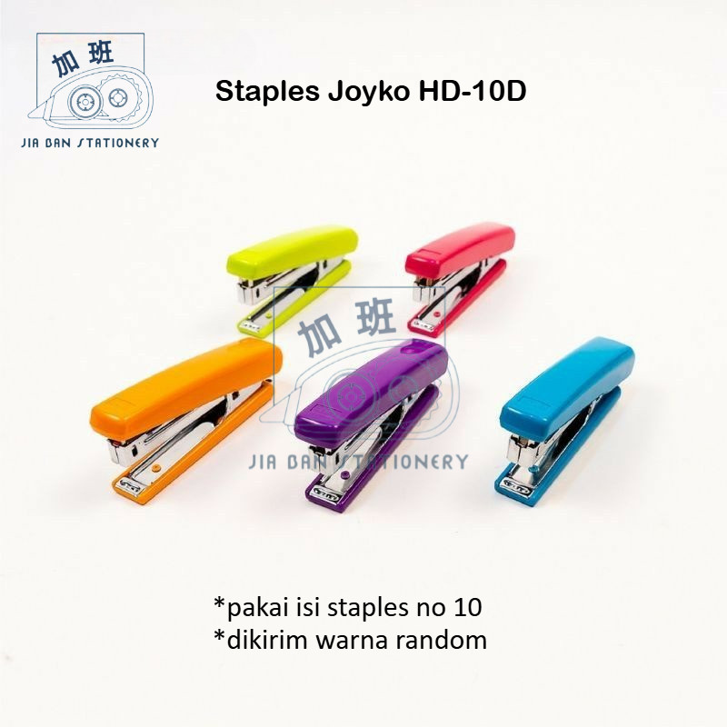 

Staples Joyko HD-10D Stapler HD10D Warna Warni | JBS