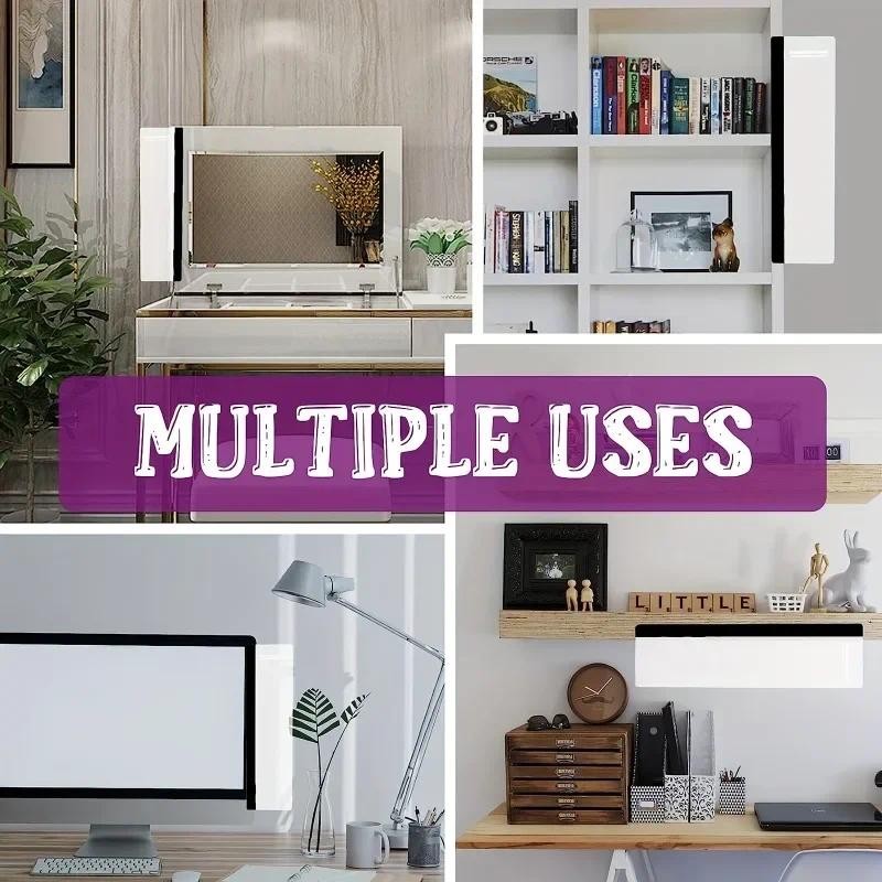 

Right Left Monitor Memo Board Desk Accessories Computer Display Message Board Computer Sticky Note Clip Office Supplies