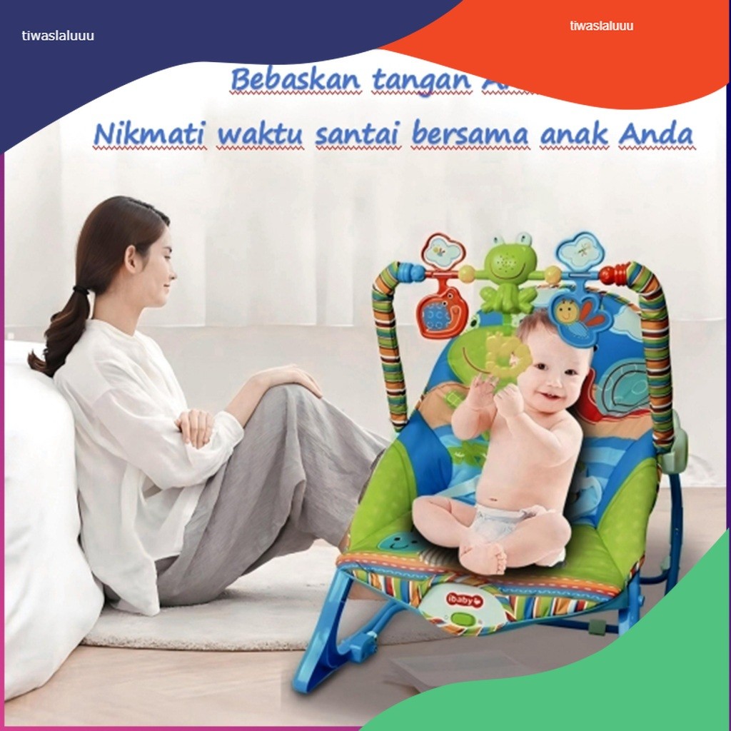 Mmflight Ayunan Bayi Duduk Goyang Bouncer Bayi Kursi Goyang Bayi Manual