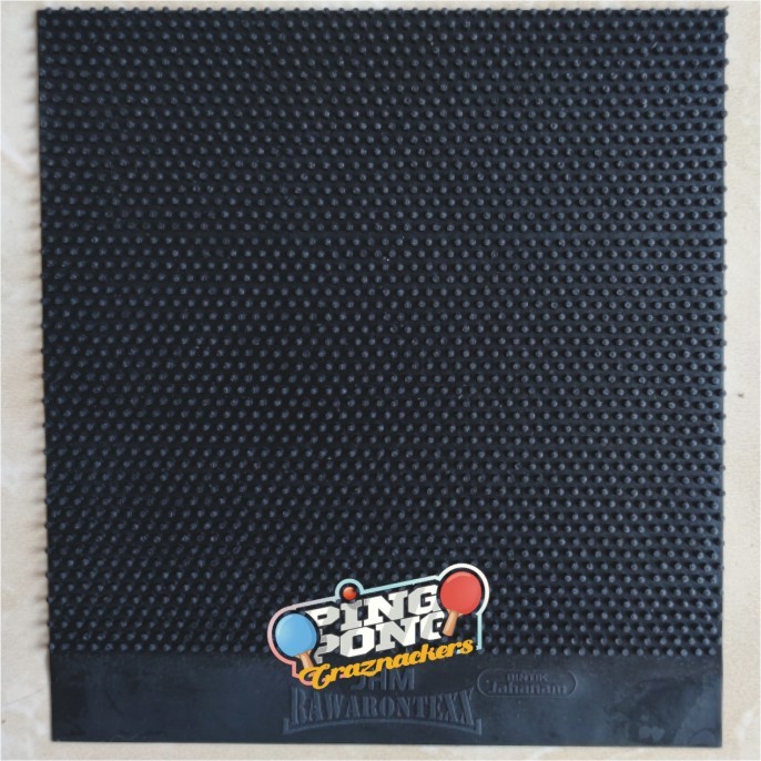 Karet Pingpong Tenis Meja Jahanam Rawarontexx Hitam Merah