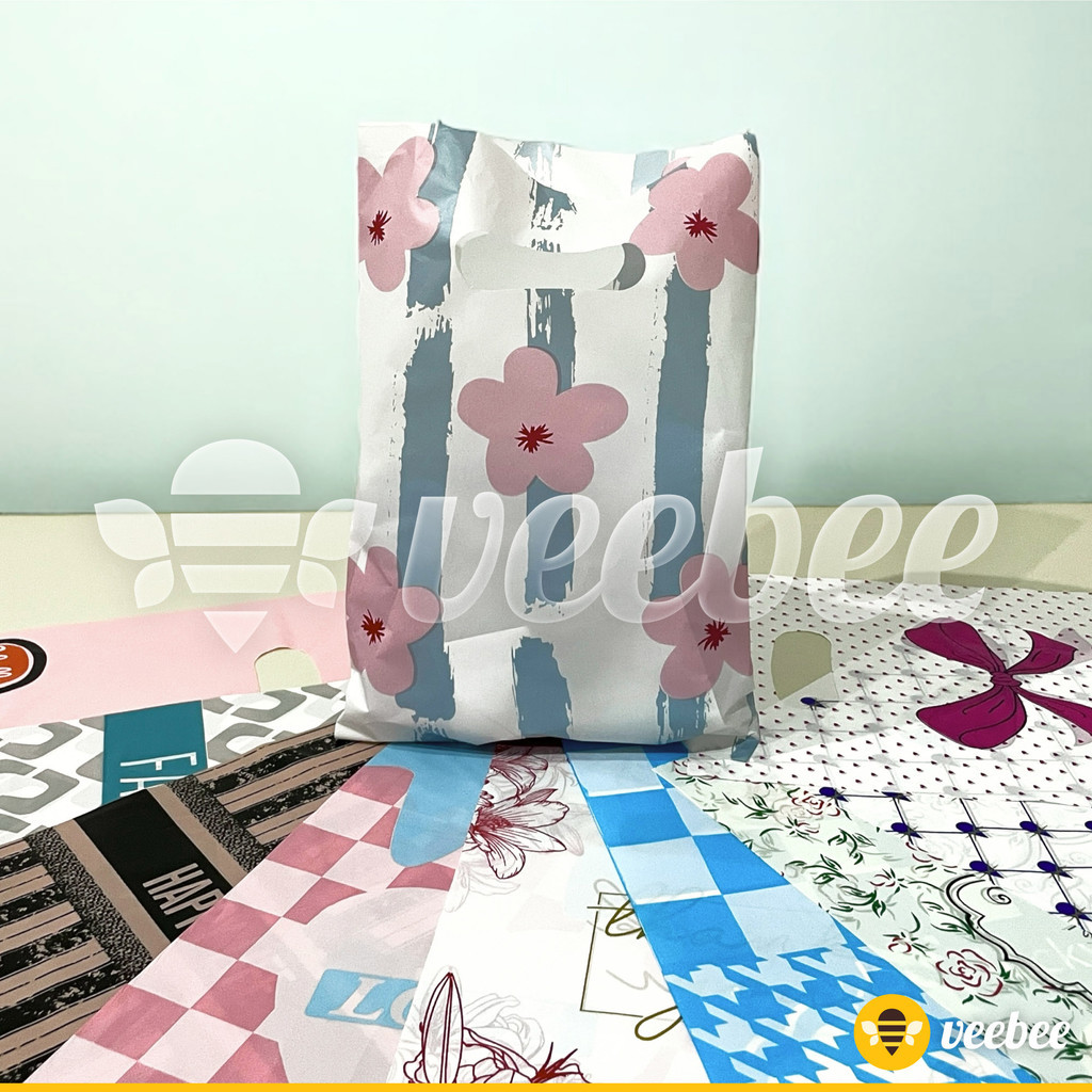 Kresek 20x30cm/ plastik plong motif/ plastik olshop/ kemasan online shop