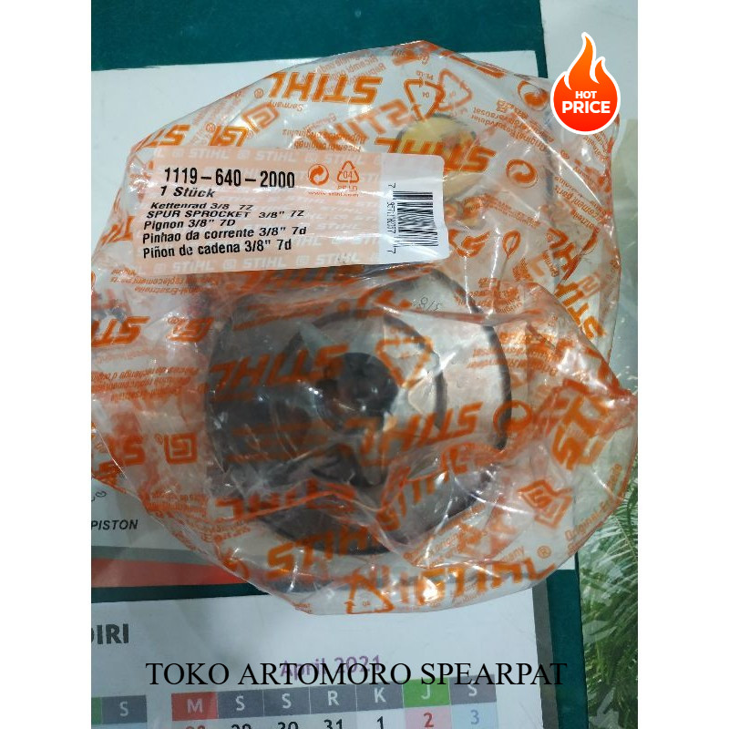 Sprocket Chainsaw MS381 STIHL SPROKET MS381 STHIL