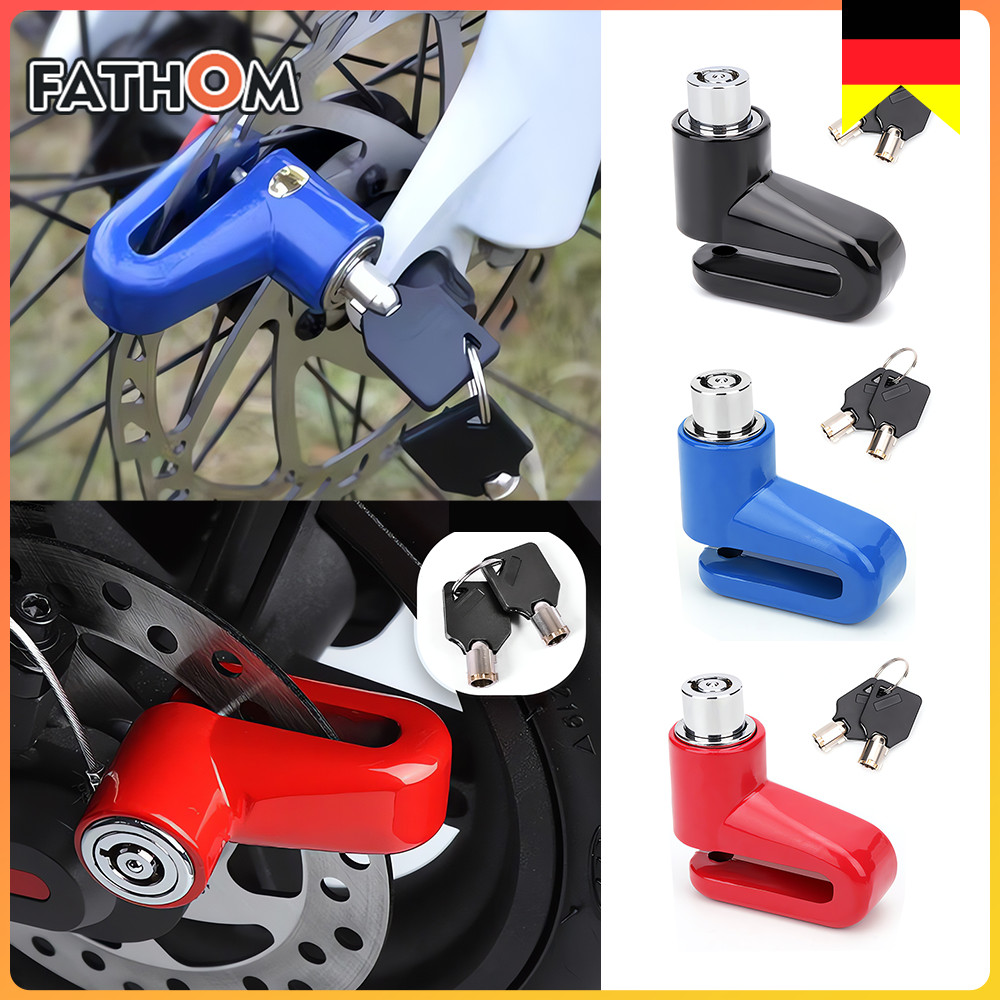 Kunci Cakram Sepeda Motor Listrik Sepeda Gunung Anti Maling Kunci Paduan Kunci Skuter Listrik Portab