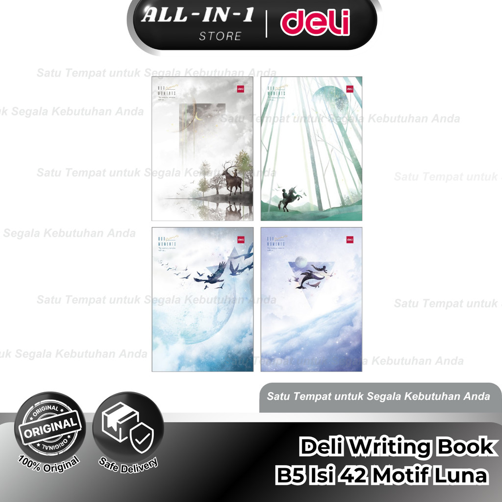 

Deli Writing Book / Notebook / Buku Tulis Sekolah B5 – 42 Lembar | CNB542- 727