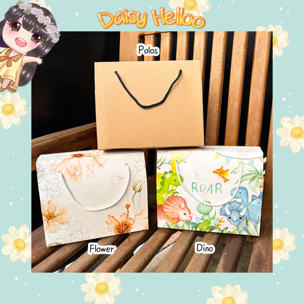 

Box Tali Flower Dino Polos Kraft Aesthetic Hampers Happy Birthday Parcel Ulang Tahun Hadiah Kado Snack Anak Hbd Bjm Banjar Banjarmasin DaisyHelloo