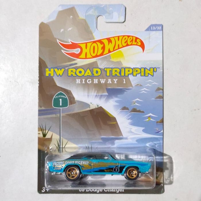 Hot Wheels HW 69 Dodge Charger biru Road Trippin 2014 rare
