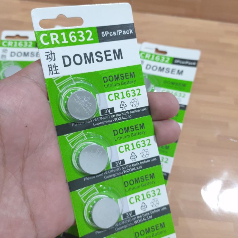 harga PERLEMBAR domsem  batrei cr 1632 CR 1632 CR1632