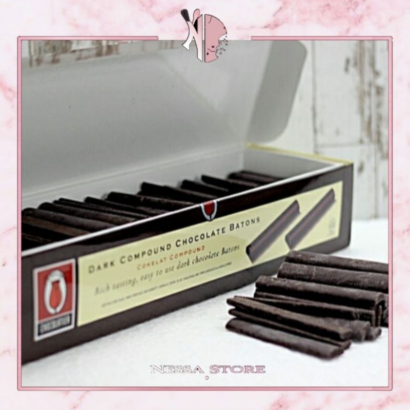 

Tulip Stick Coklat Compound / Dark Coklat batang merek Tulip 1,5kg / 1500gr