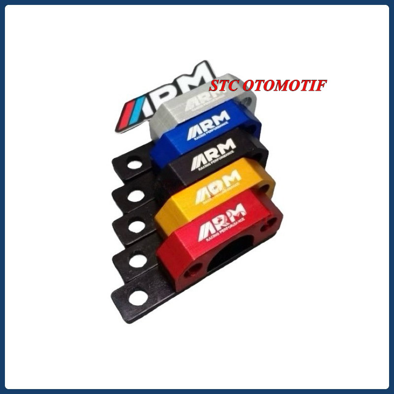 Braket Selang Rem Matic ASLI CNC Merek ARM Universal Yamaha Aerox Nmax Lexi Honda Beat Vario Scoopy 