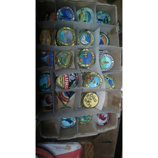 Emblem Pendaki Gunung bordir komputer BORDIR KLATEN