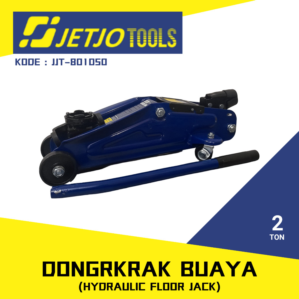 JETJO TOOLS / LAKONI PRO Dongkrak Buaya 2 TON / Hydraulic Floor Jack 2T 801050