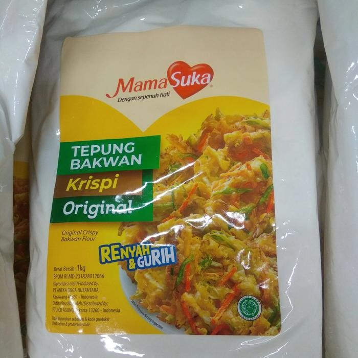 

Mamasuka tepung bakwan krispi original 1000 gr (1 kg)