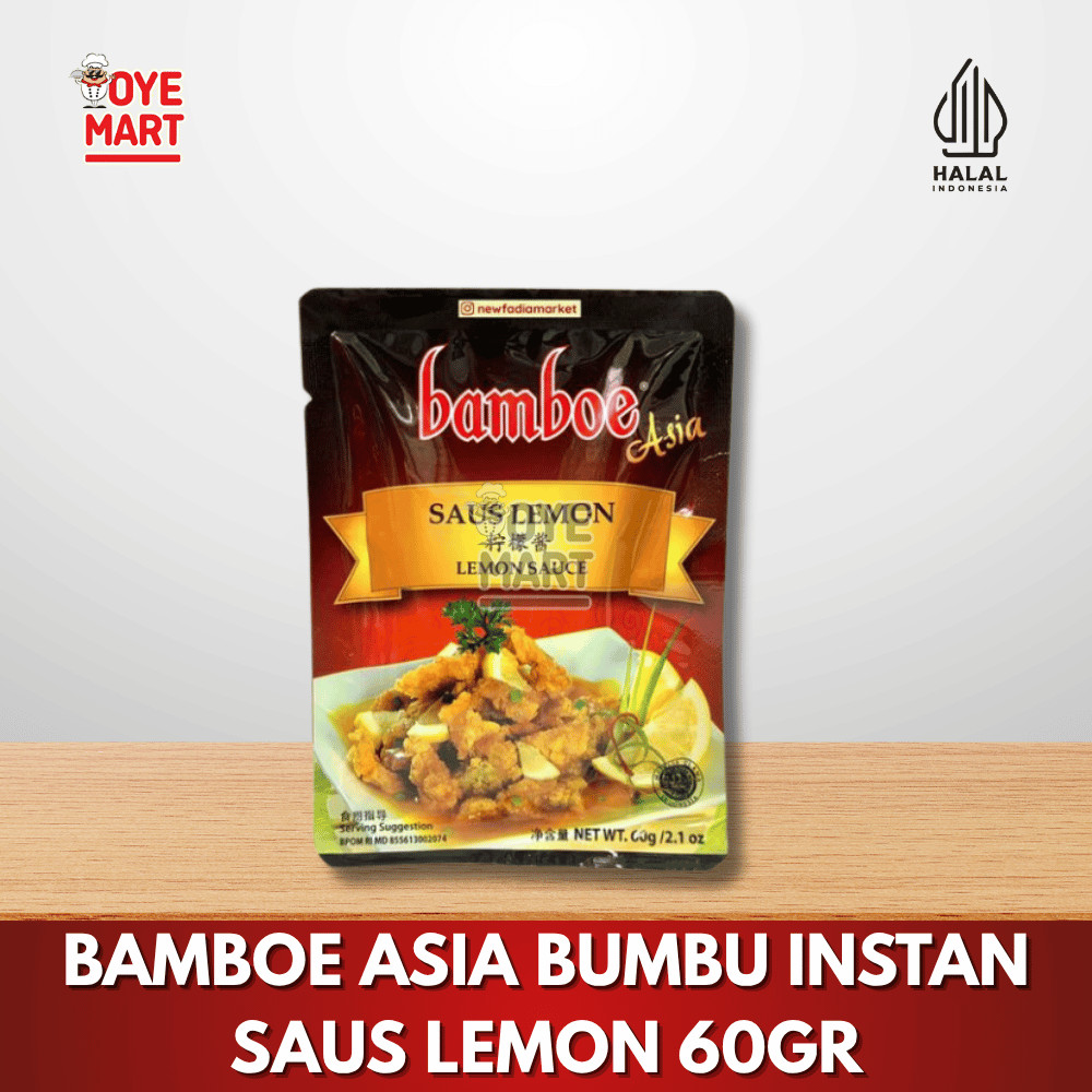 

BAMBOE BUMBU INSTAN SAUS LEMON 60GR HARGA PROMO
