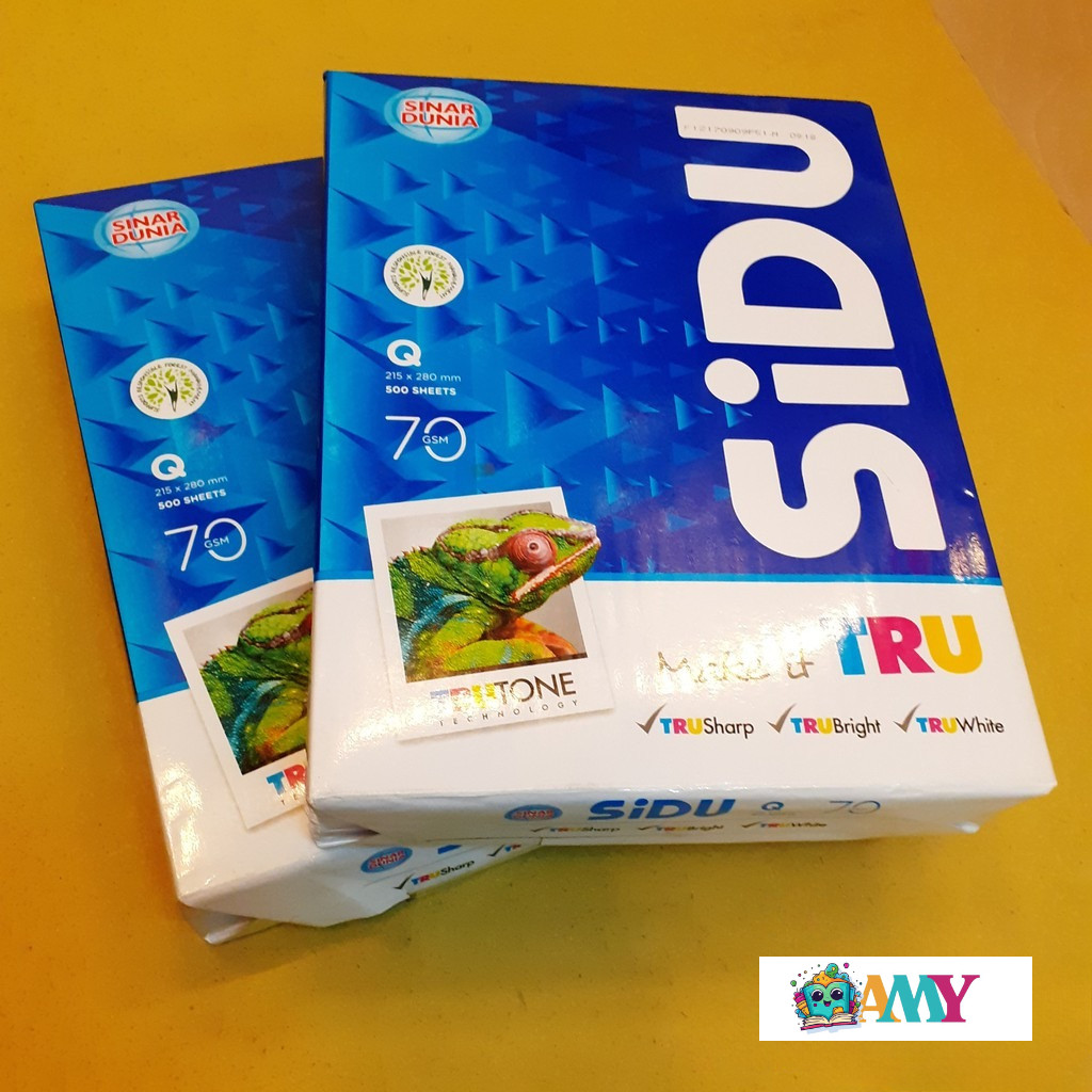 

Kertas HVS Sidu 70 GRAM Q Amy Stasionary