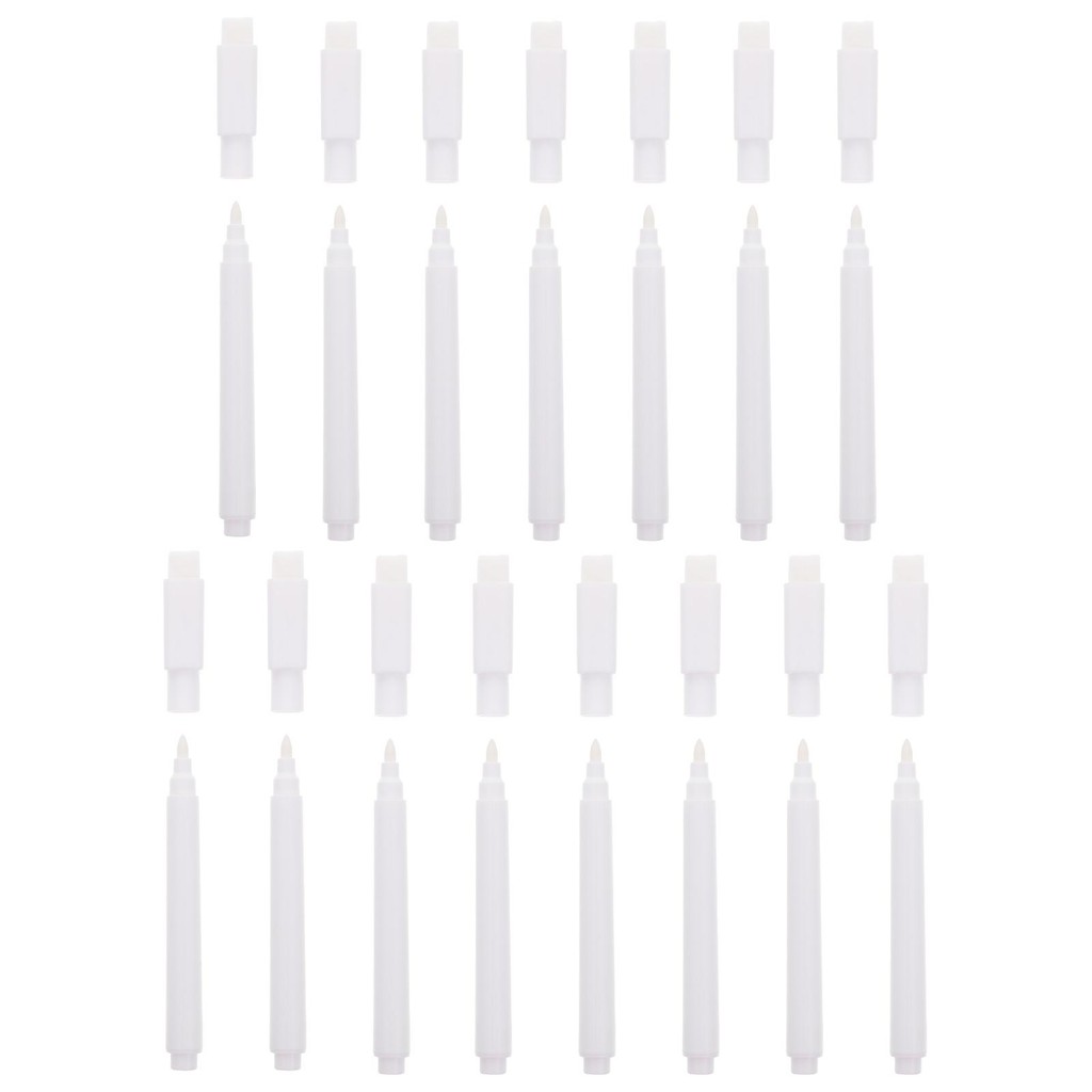 

15pcs White Chalk Pen Liquid Marker Erasable Blackboard Pens Students Stationery Craft Writing Dust Regular