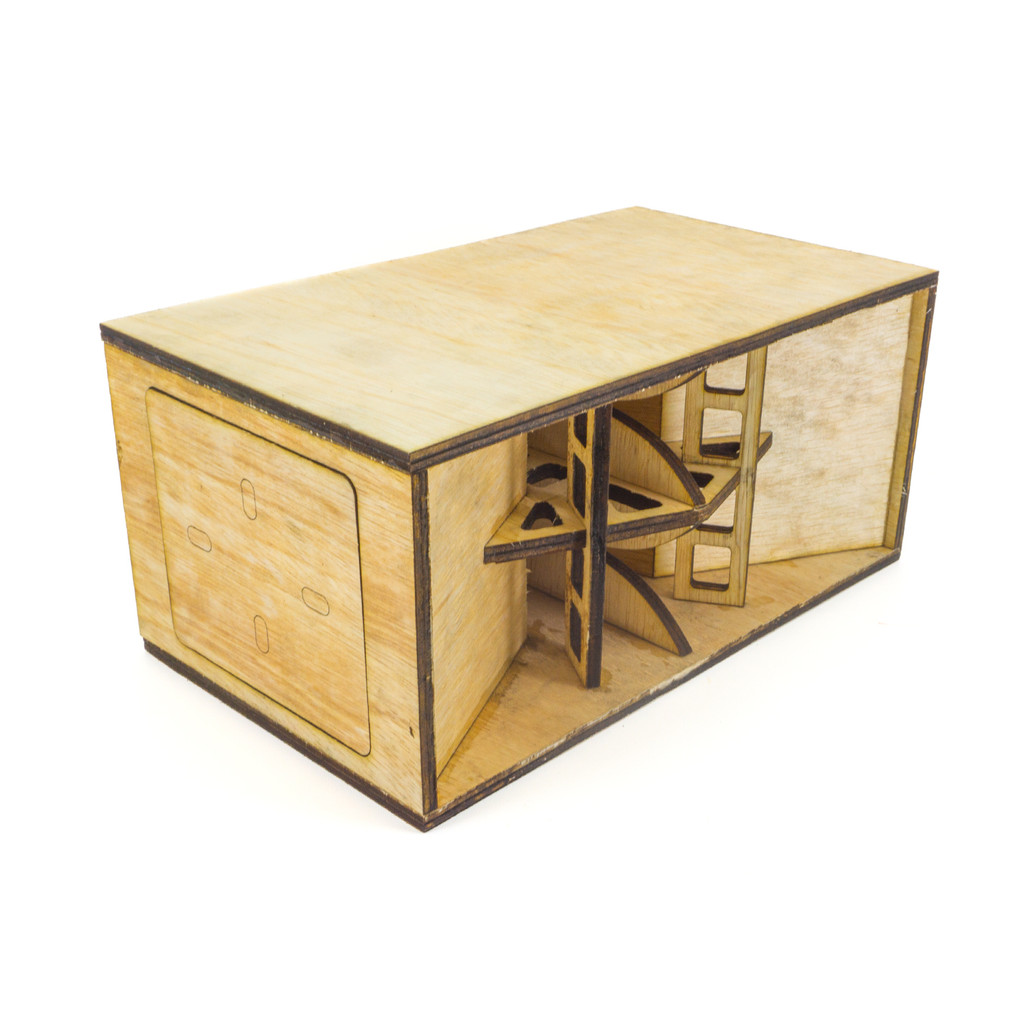 Keka'Store Box Speaker Cla Ala Kimochi Box Miniatur Sound System Double 3Inch Triplek 5Mm Cnc Laser