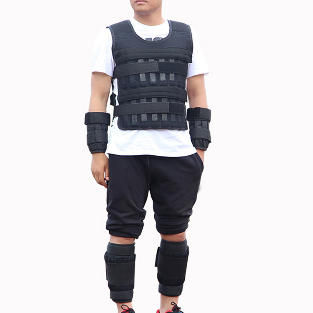 20kg Weighted Adjustable Vest Women Lead Sandbag Vest Leggings for Functional Training Fitness Jacke