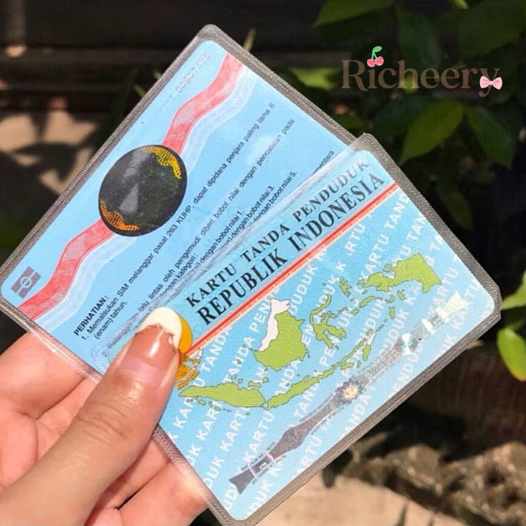 

Pelindung Cover Plastik Tebal Kartu Nama KTP ATM SIM Sampul Plastic Card Anti Gores Bjm Banjar Banjarmasin Richeery