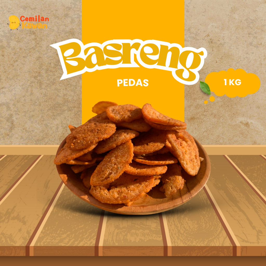 

Cemilan Kawan - Basreng Baso Goreng 1kg Daun Jeruk Snack Kiloan