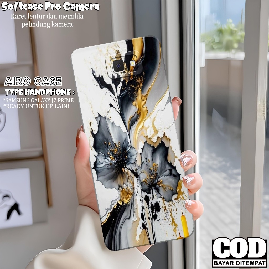 Case SAMSUNG GALAXY J7 PRIME - Softcase SAMSUNG GALAXY J7 PRIME - Fashion Case ABSTRAK - Casing SAMS