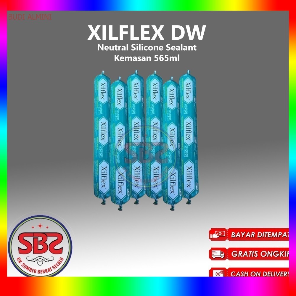 XILFLEX DW LEM Sosis Silicone Sealant Lem Kaca Kayu Aluminium Kusen DLL - Sealant Silicone Netral XI